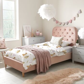 Parure de lit pour enfant suricate, coton de qualité supérieure, motif peint à la main - 100 x 135 cm / 40 x 60 cm 2