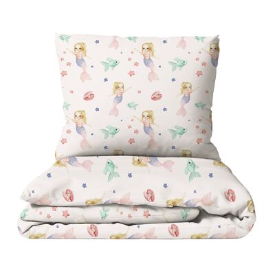 Fantasia children's bedding, premium cotton, hand-painted design - 135 x 200 cm / 80 x 80 cm