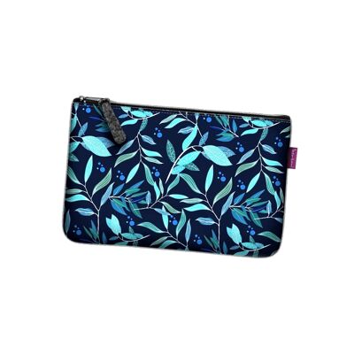 Pochette Oleander En Feutre Anthracite Ligne Pocket Bertoni