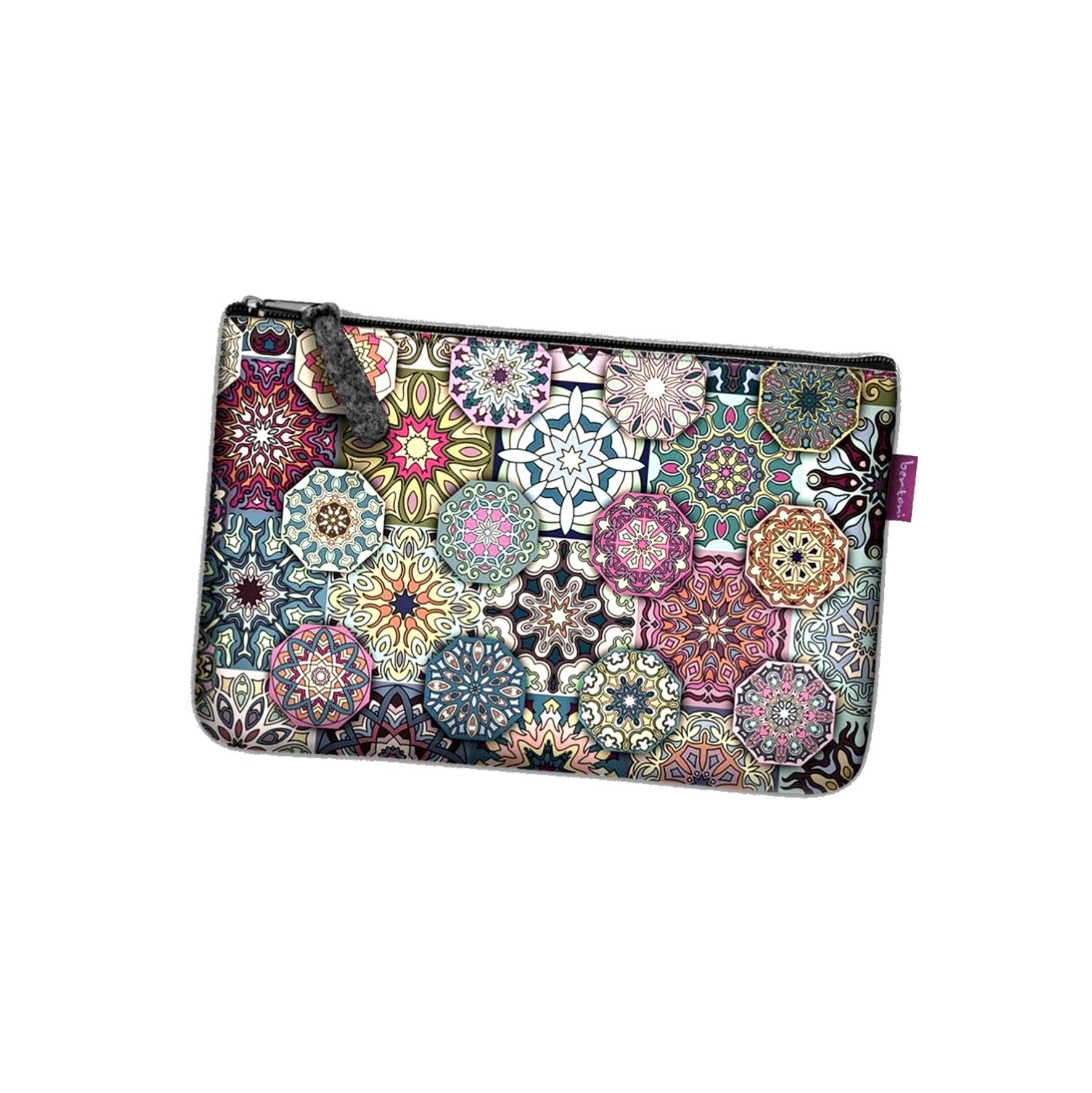 Pochette Valencia In Feltro Antracite Linea Tasca Bertoni
