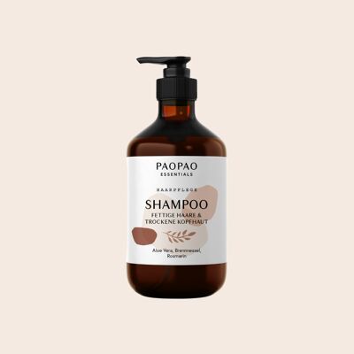 Shampoo per capelli grassi o cuoio capelluto secco