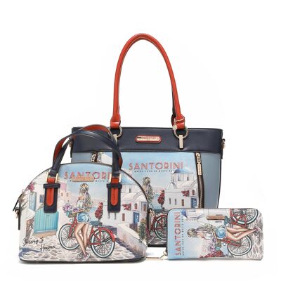 STAIRWAY TO HEAVEN 3 PIECE SET (Shopper, Crossbody Bag, Wallet)