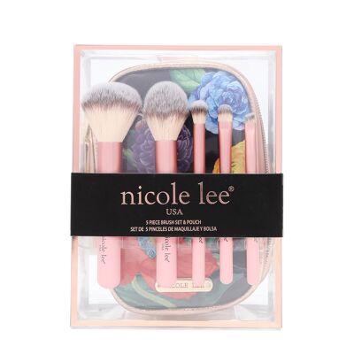 MAKEUP BRUSH SET WITH CASE - Be My Valentine