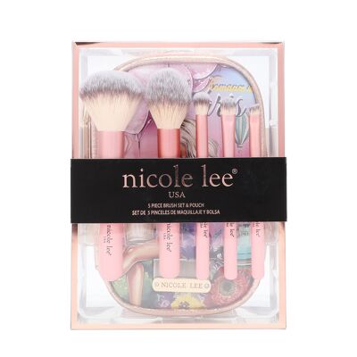 MAKEUP BRUSH SET WITH CASE - Romance In Paris