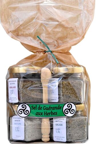 Lot de Sel fin de Guérande aromatisé aux Herbes 1