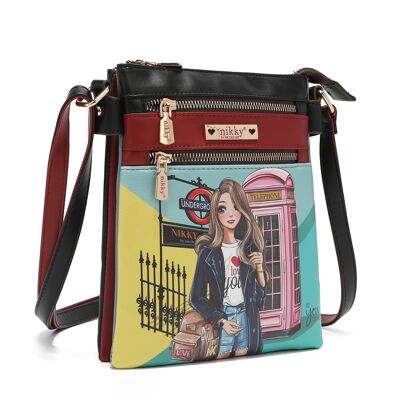 NIKKY CROSSBODY BAG WITH DOUBLE ZIPPER - Miss Your Call