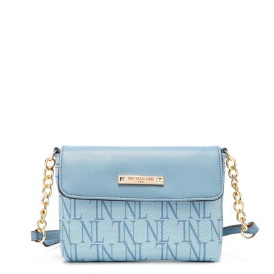"PRISCILLA" CROSSBODY BAG - Blue