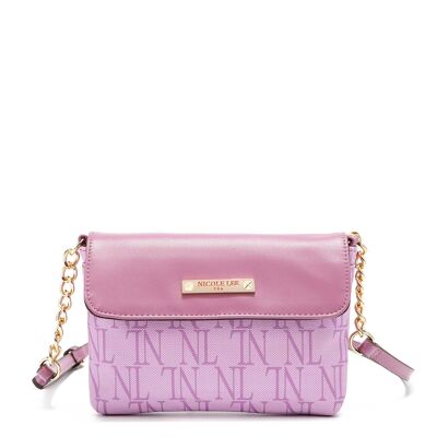 BORSA A TRACOLLA "PRISCILLA" - Lavanda