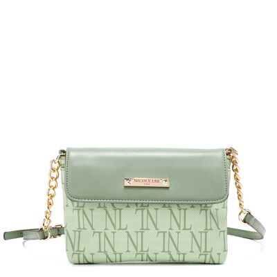 "PRISCILLA" CROSSBODY BAG - Lime