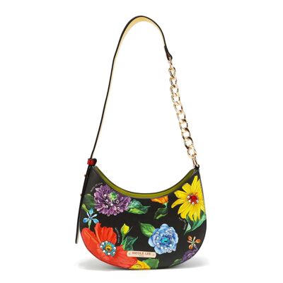 BORSA A TRACOLLA CON MEZZA CATENA NASTRO - Be My Valentine