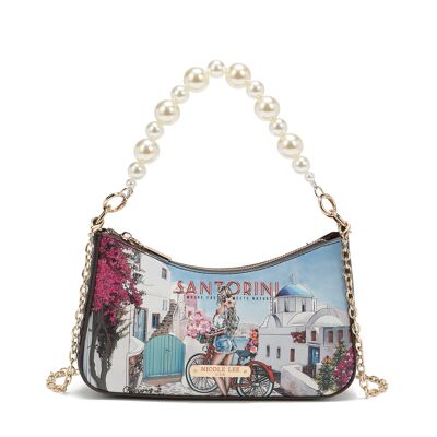 SHOULDER BAG WITH PEARL HANDLE - Stairway To Heaven