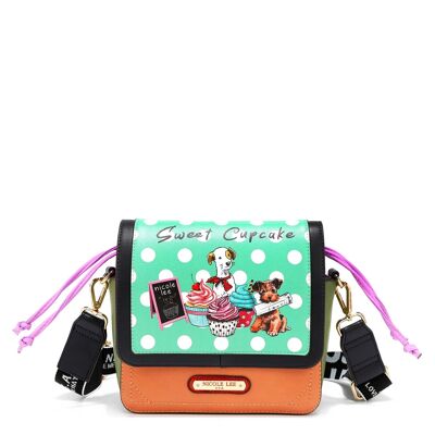 BANDOLERA EN 2 PIEZAS "CUPCAKE DOG"