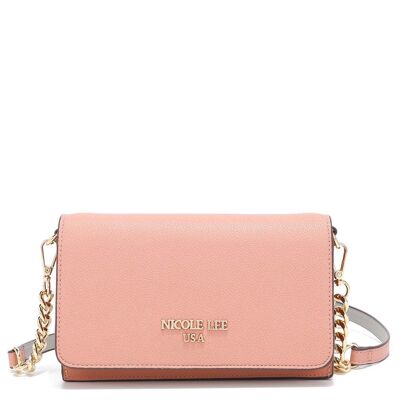 CARTERA ESTILO BANDOLERA - Dusty Pink