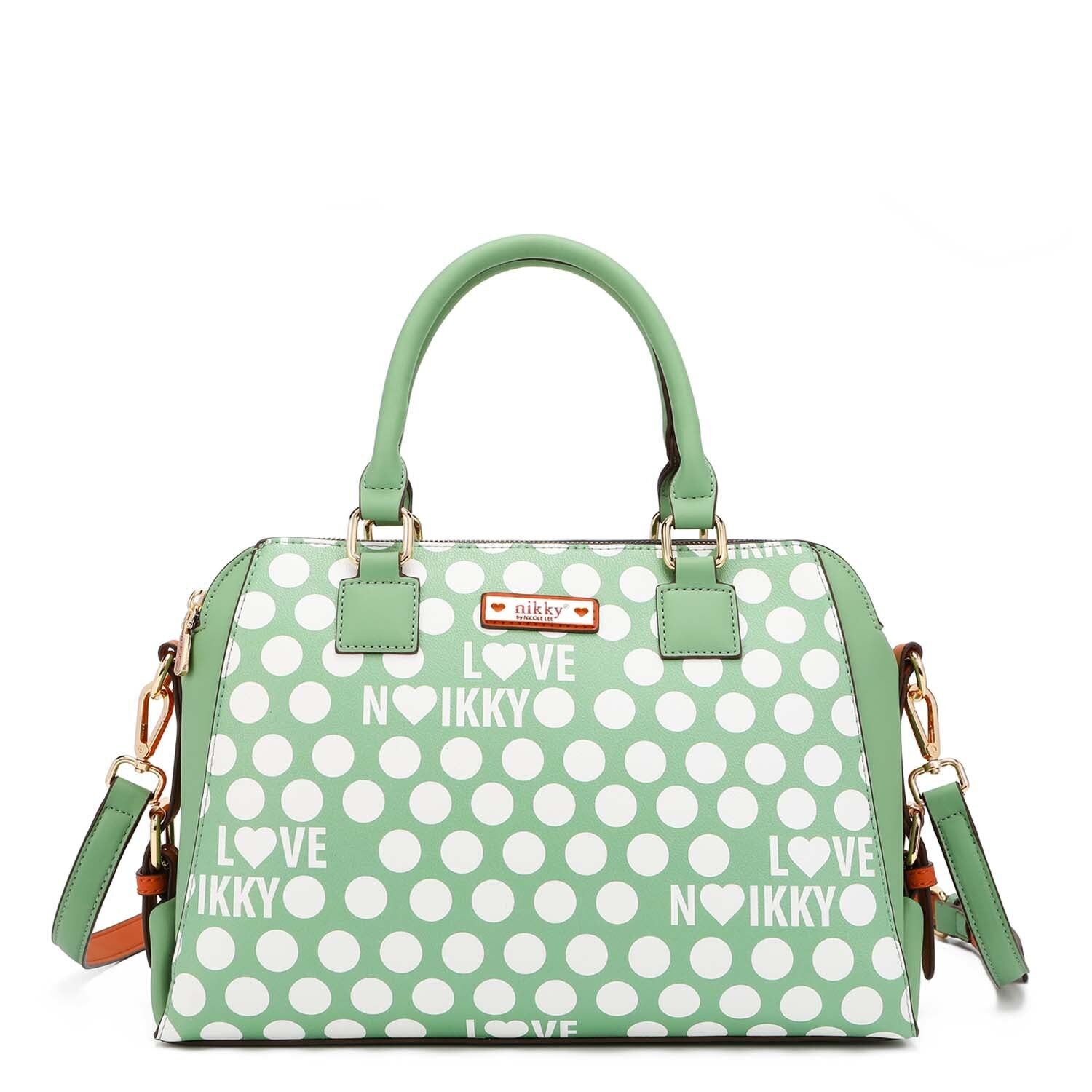 SAC BOSTON DOTTIE - Vert citron