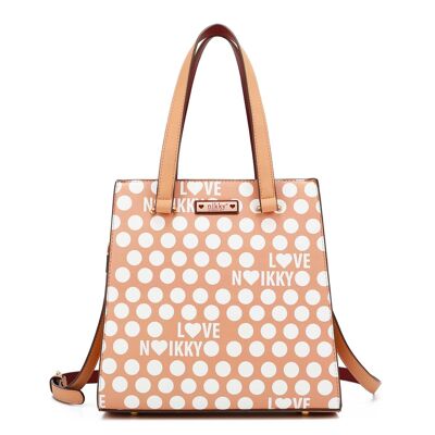 DOTTIE TOTE BAG - Beige