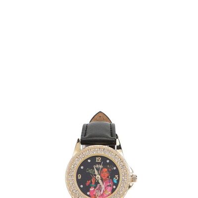 MEDIUM DOUBLE DIAMOND "SIDNEY" WATCH - Alyssa Dreams Future Black
