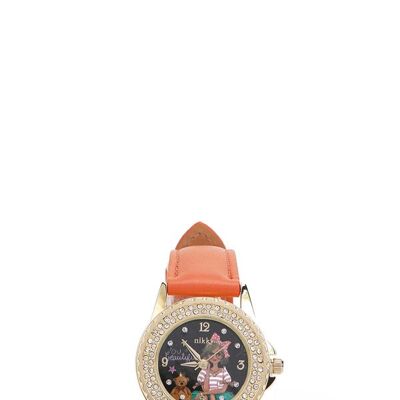 RELOJ MEDIANO DOBLE DIAMANTE "SIDNEY" - Eye Contact Brick