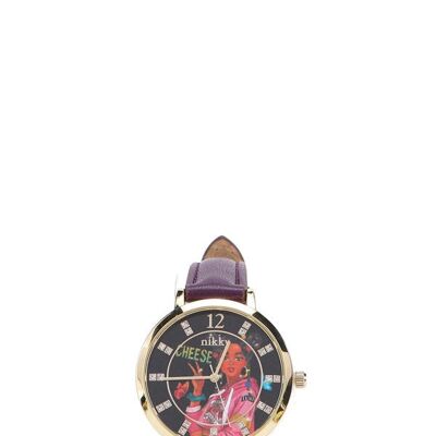 RELOJ FASHION "DAISY" - Alyssa Dreams Future Purple