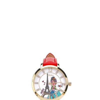 RELOJ FASHION "DAISY" - Scooter Sophie Red