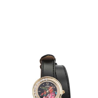 "EVA" WRAP WATCH - Alyssa Dreams Future Black