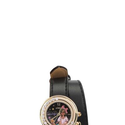 WRAP WATCH "EVA" - Contatto con gli occhi nero