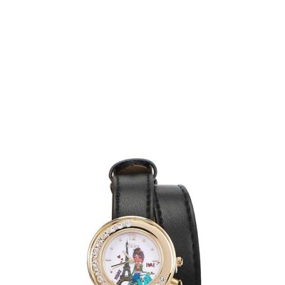"EVA" WRAP WATCH - Scooter Sophie Black