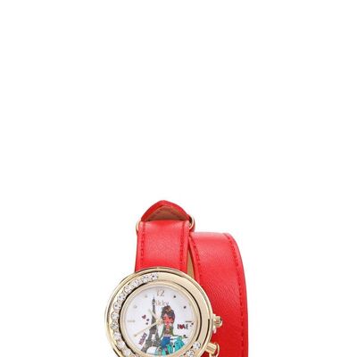 "EVA" WRAP WATCH - Scooter Sophie Red