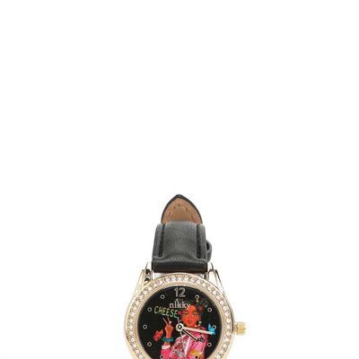 OROLOGIO "VIVIAN" DA RAGAZZO CON DIAMANTI - Alyssa Dreams Future Black