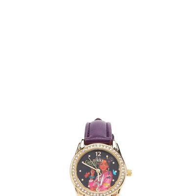 OROLOGIO "VIVIAN" RAGAZZO CON DIAMANTI - Alyssa Dreams Future Purple