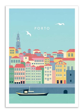 Art-Poster - Porto - Katinka Reinke 1