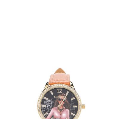 CLASSIC DIAMOND WATCH - Career Woman Pink
