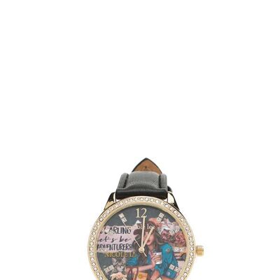 CLASSIC DIAMOND WATCH - Journey Of Stephanie Black