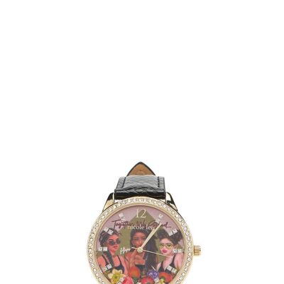 RELOJ CLÁSICO DIAMANTE - Together We Stand Black