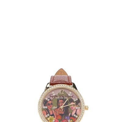 CLASSIC DIAMOND WATCH - Together We Stand Brown