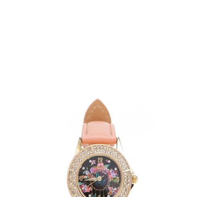 CLASSIC DOUBLE DIAMOND WATCH - Dream of all Colors Pink