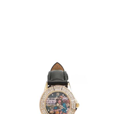 CLASSIC DOUBLE DIAMOND WATCH - Journey Of Stephanie Black