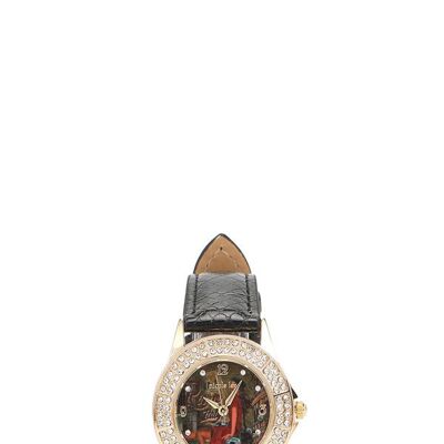 RELOJ CLÁSICO DIAMANTE DOBLE - Memory Of Rome Black