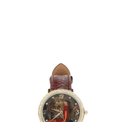 RELOJ CLÁSICO DE DIAMANTES - Memory Of Rome Brown