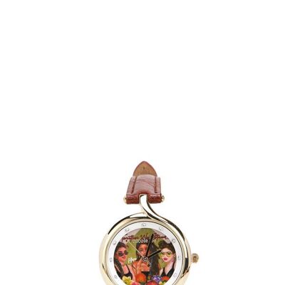 RELOJ PEQUEÑO CLÁSICO DE LA ETERNIDAD - Together We Stand Brown