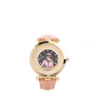 DIAMOND SHAKER WATCH - Career Woman Pink