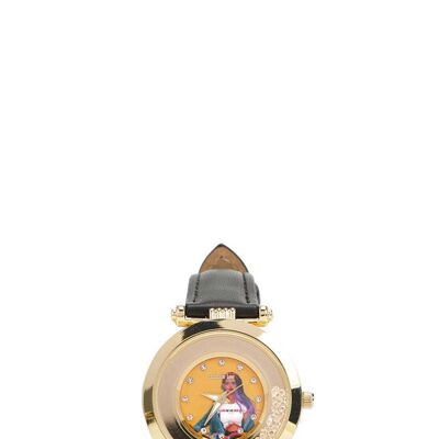 "DIAMOND SHAKER" WATCH - Cozy Street In Milan Black