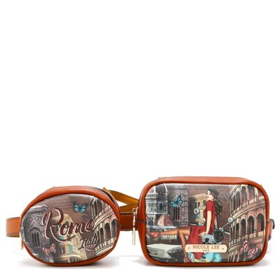 DOUBLE DETACHABLE BELT BAG - Cozy Street In Milan