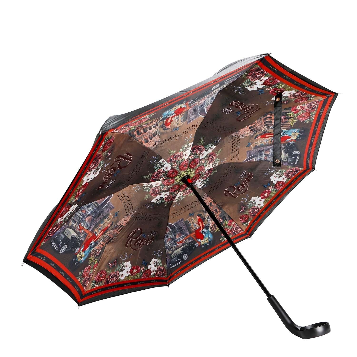 OMBRELLO REVERSIBILE CON STAMPA FASHION - Memory Of Rome