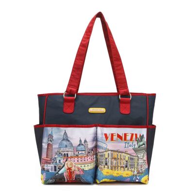 MODERN MULTIFUNCTIONAL DIAPER BAG WITH CHANGING PAD - Honeymoon In Venezia