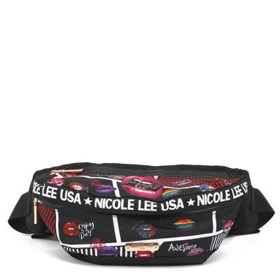 RIÑONERA MODERNA CON ESTAMPADO - Sugar Lips