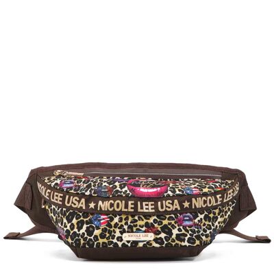 MODERN PRINTED BELT BAG - Wild Lips