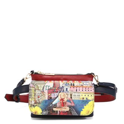 CONVERTIBLE BELT BAG WITH PRINTED CROSSBODY BAG - Honeymoon In Venezia