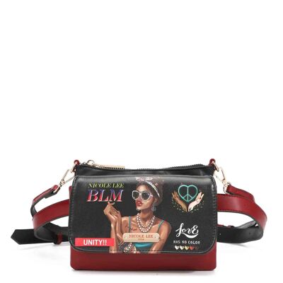 CONVERTIBLE BELT BAG TO CROSSBODY WITH PRINT - Latoya Loves Who She Is