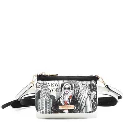 CONVERTIBLE BELT BAG TO CROSSBODY WITH PRINT - Life In New York