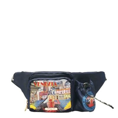 SOFT NYLON BELT BAG WITH FASHION PRINT - Honeymoon In Venezia